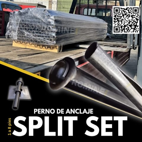 Perno de fricción - Split Set - Sostenimiento en Trujillo (Distrito)