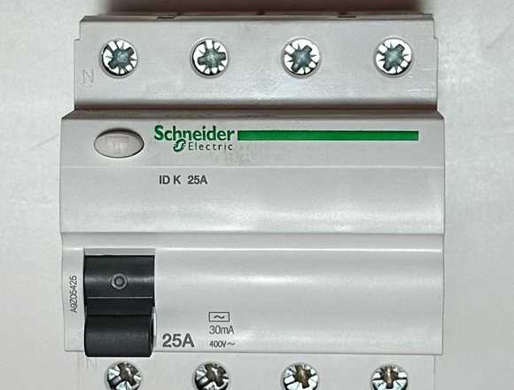 Interruptor diferencial; Acti9 ID K;4P;25A;30mA AC en Huelva (Municipio)