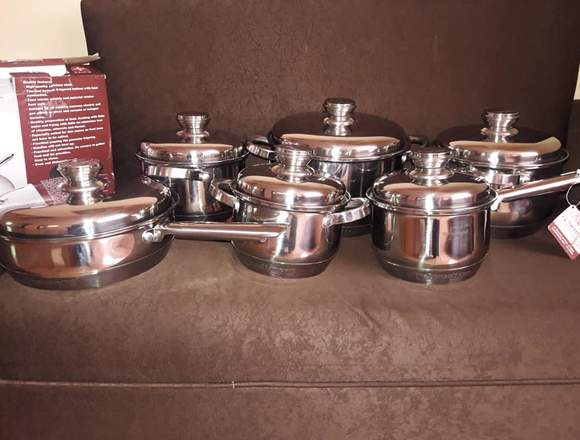Batería de ollas SwissHome Swiss Suiza en Empalme (Cantón) – Foto 2 de 2