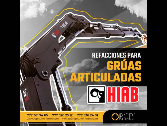 REFACCIONES PARA GRÚAS ARTICULADAS HIAB