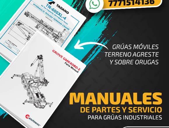 MANUALES DE PARTES Y SERVICIO PARA GRÚAS en San Luis Potosí (Municipio)