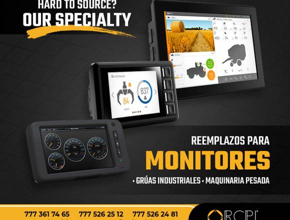 MONITORES Y PANELES PARA GRÚAS INDUSTRIALES en Oaxaca de Juárez (Municipio)