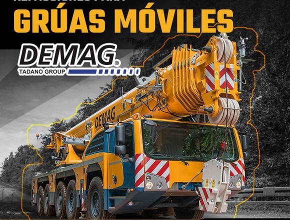 REFACCIONES PARA GRÚAS INDUSTRIALES DEMAG/TADANO en Coyoacán (Municipio)