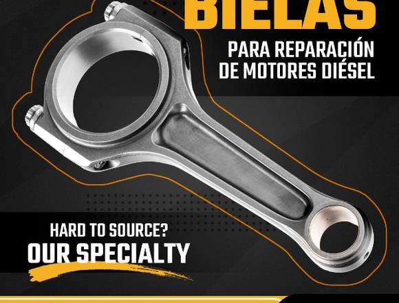 BIELAS Y METALES PARA MOTORES DIÉSEL PARA GRÚAS en Aguascalientes (Municipio)
