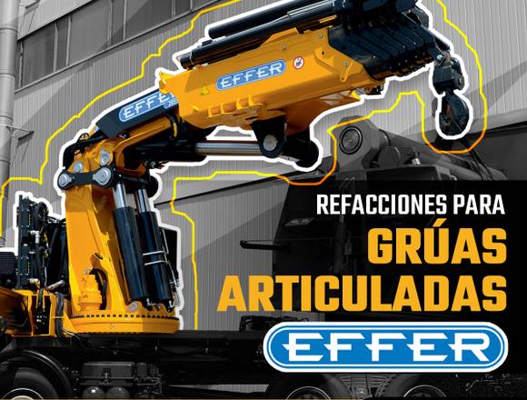 REFACCIONES PARA GRÚAS ARTICULADAS EFFER en Coyoacán (Municipio)