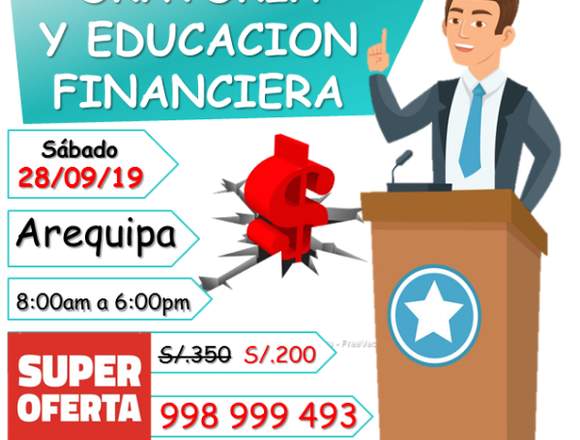 Curso de Oratoria y Educacion Financiera: en Arequipa (Distrito)