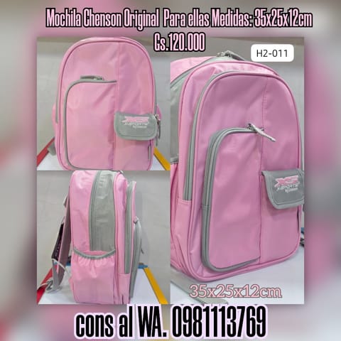 mochilas varios diseños y colores,vestido mono,combo remeron en Luque (Distrito)