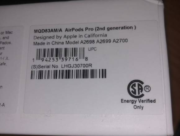 AIRPODS PRO 2. NUEVOS.