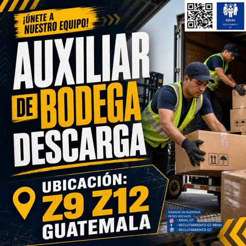 AUXILIAR DE REPARTO BODEGA PRODUCCION MIXCO en Mixco (Municipio)
