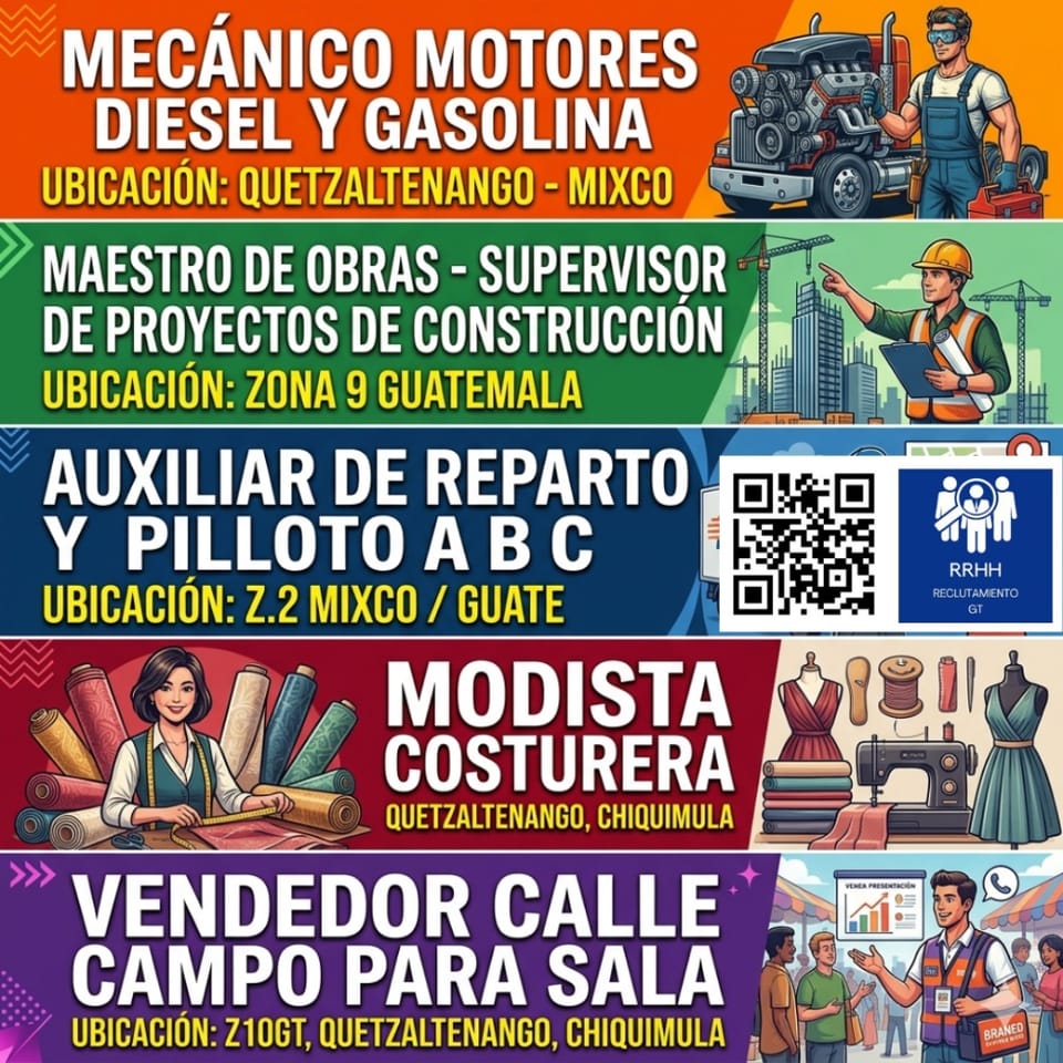 MECNICO DIESEL GASOLINA MIXCO Y QUETZALTENANGO en Colomba (Municipio)