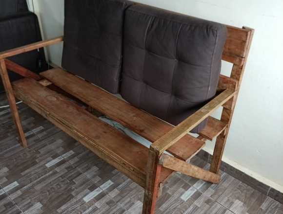 Sofá rustico hecho a medida en Encarnación (Distrito)