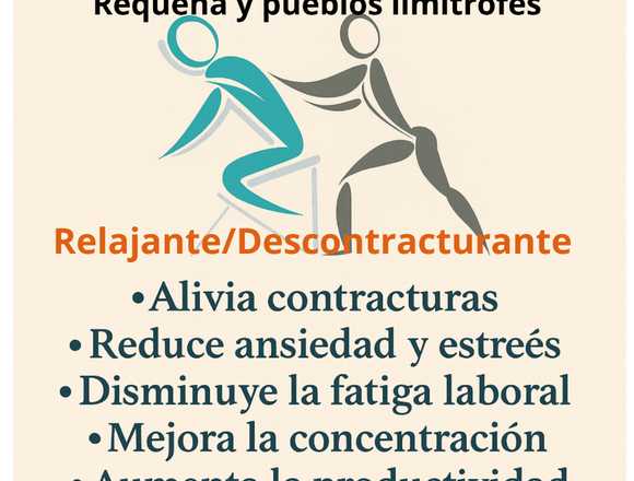 MASAJE EN SILLA PARA EMPRESAS en Requena en Requena (Municipio)