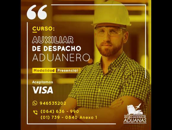 AUXILIAR DE DESPACHO ADUANERO