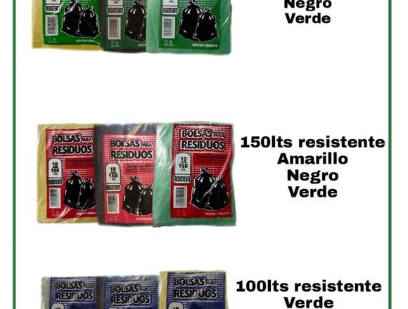 Bolsas para residuos resistentes en San Antonio (Distrito)
