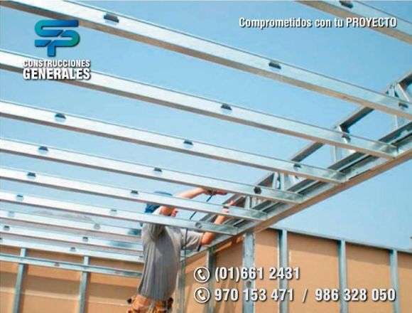 Instalación y Montaje de estructuras de drywall en Lima (Lima 1) (Distrito)