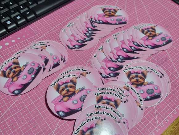 Stickera 100% personalizados