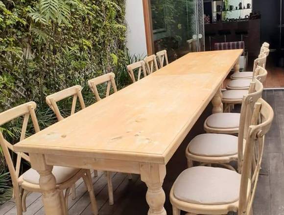 Alquiler de toldos, mobiliario y catering