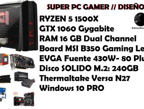 PC Gamer Potente Economico Ryzen 5 GTX 1060 en Ibagué (Municipio)