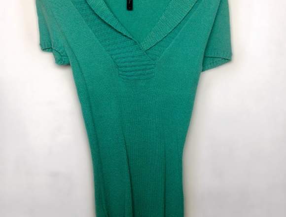 Blusa verde manga corta