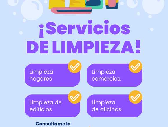 Limpieza de hogares ,oficinas,comercio y edificios en Montevideo (Localidad)