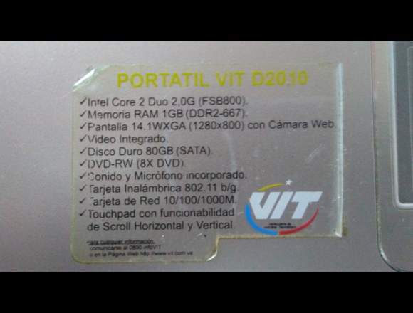 Laptop modelo D20-10 en Miranda (Municipio)