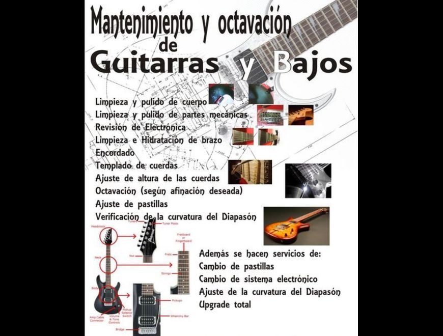 octavacion requintaje guitarras electricas y bajos en Bogotá, D.C. (Municipio)