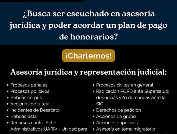 Abogado - Asesoría jurídica en Bucaramanga (Municipio)