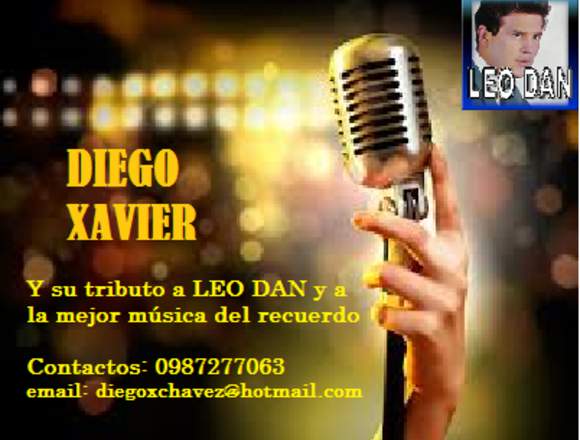 Cantante tributo a LEODAN