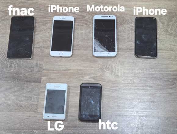 Lote de 6 telefonos móviles