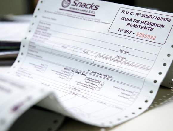 FACTURAS FORMATOS CONTINUOS Y PLANOS - BOLETAS