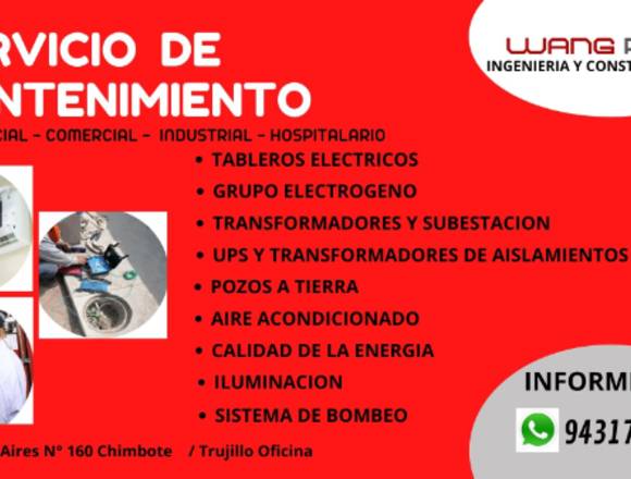 MANTENIMIENTO DE AIRE ACONDICIONADO en Nuevo Chimbote (Distrito)