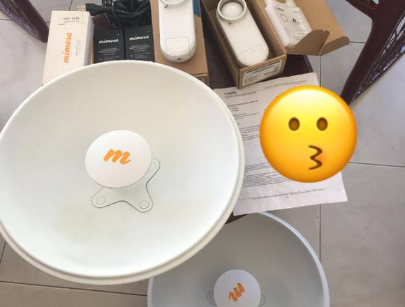 (2) RADIO C5X MIMOSA, (2)N5X25, (2) POE ORIGINALES en Santiago (Municipio)
