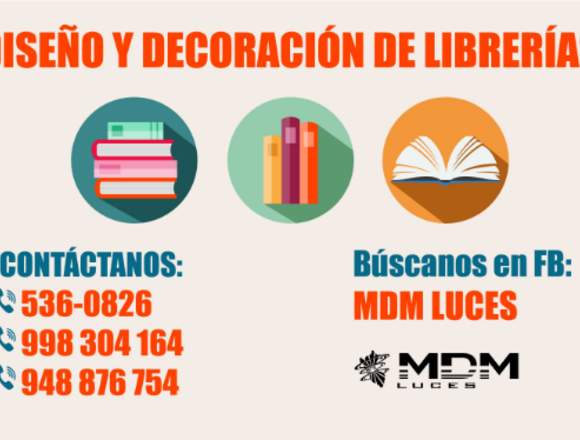 LIBRERÍA DISEÑO Y DECORACIÓN - TODO PERÚ
