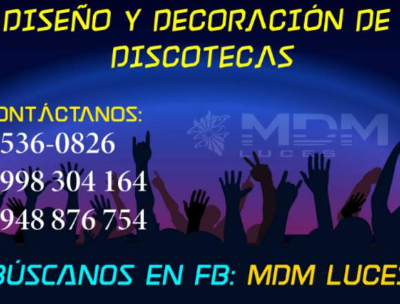 DISCOTECA DISEÑO Y DECORACIÓN - TODO PERÚ en Lima (Lima 1) (Distrito)
