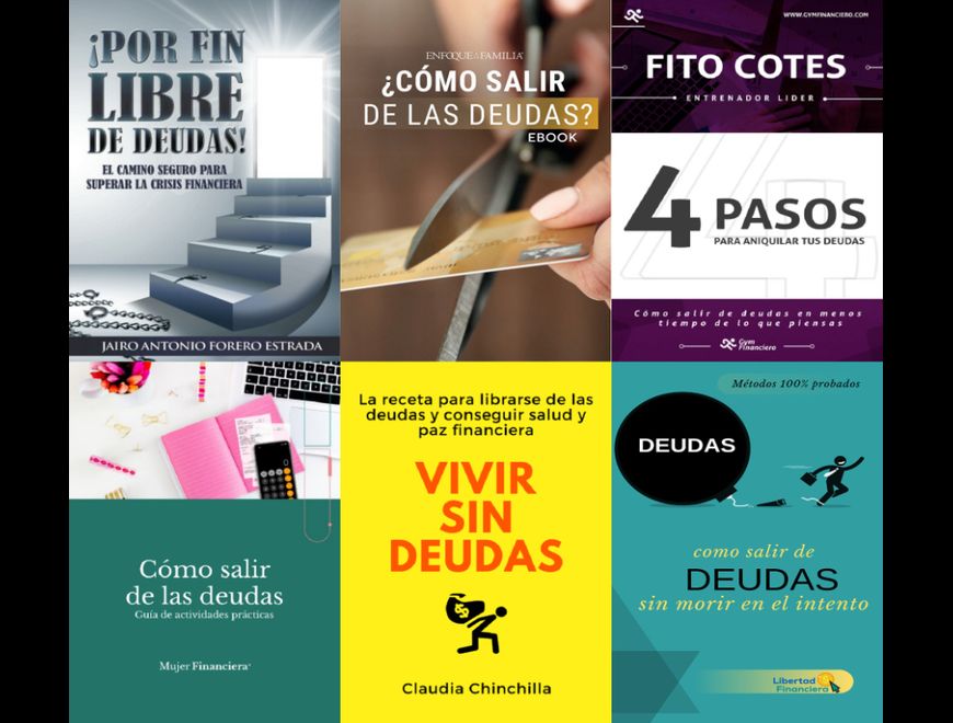 Pack de 7 Libros sobre Cómo salir de deudas en PDF en Tacna (Distrito)