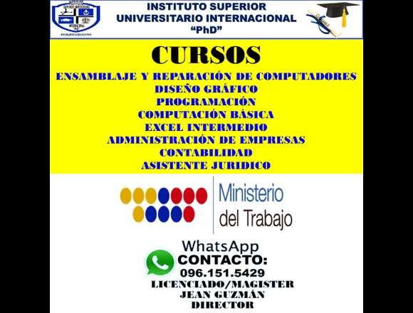 Curso de Ensamblaje de Computadoras en Quito (Cantón)