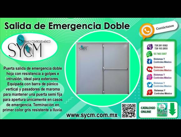 SALIDA DE EMERGENCIA DOBLE – SYCM