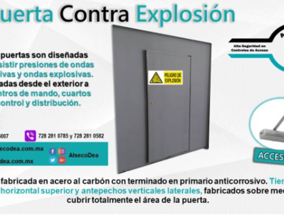PUERTA CONTRA EXPLOSIÓN DE SEGURIDAD en Lerma (Municipio)