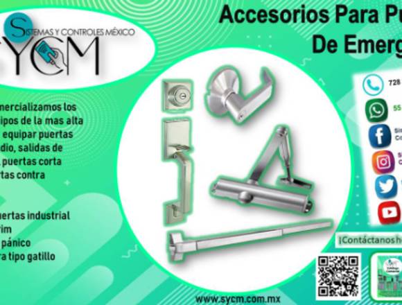 ACCESORIOS PARA PUERTAS DE SEGURIDAD SYCM en Huixquilucan (Municipio)