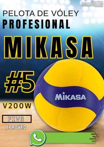 PELOTA DE VOLEY - MIKASA #5 PROFECIONAL en Cerro Colorado (Distrito)
