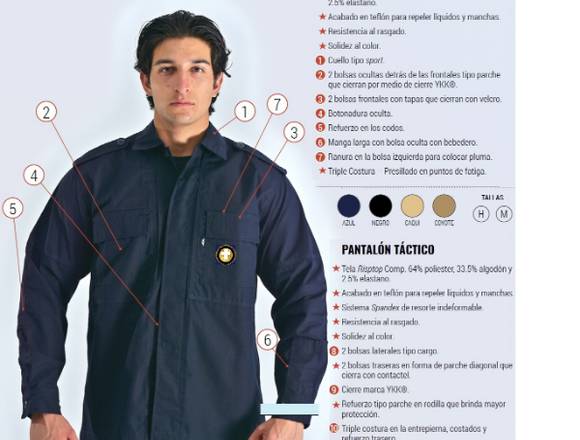 Juego de Uniformes para Municipales o Estatales