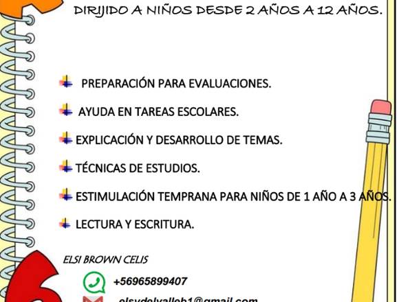 Se dictan clases particulares y apoyo escolar en Iquique (Comuna)