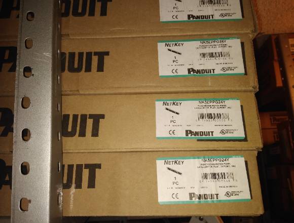 Patch Panel 24 ptis cat.5e Netkey NK5EPPG24Y