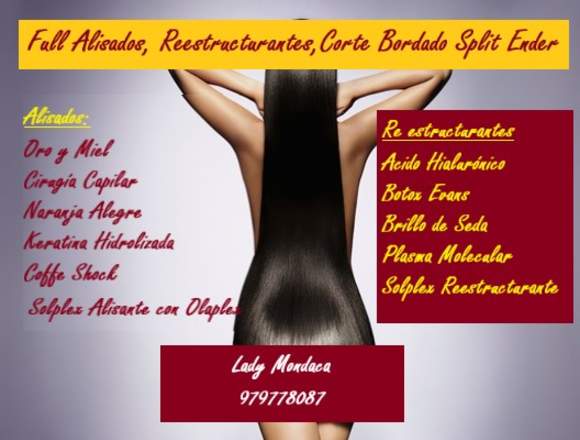 Alisados full duración en Santiago (Comuna)