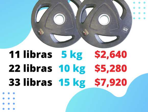 Discos para barras Olimpica en Santo Domingo de Guzmán (Municipio)