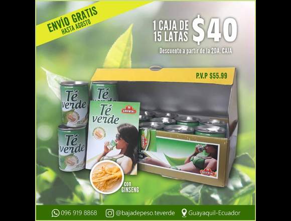 Té Verde Adelgazante Oriental en lata en Empalme (Cantón)