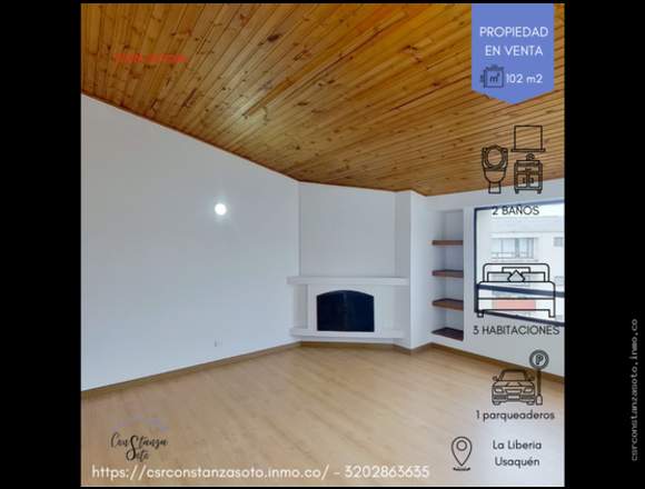 APARTAMENTO EN VENTA BARRIO LA LIBERIA EN USAQUÉN