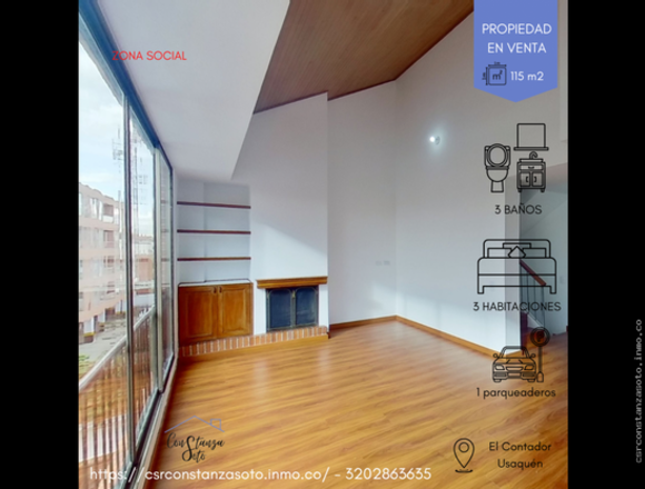 APARTAMENTO EN EL BARRIO EL CONTADOR EN USAQUÉN