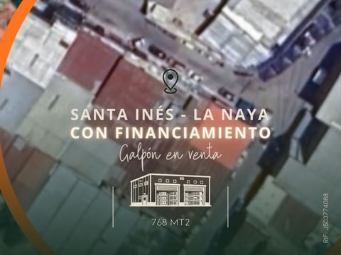 SANTA INÉS - LA NAYA. VENTA GALPÓN 768MT2. FINANCIADO A 15 MESES en Baruta (Municipio)