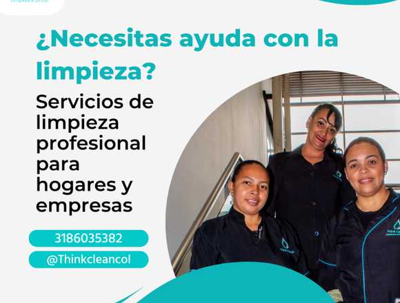 ¡Tu espacio limpio y perfecto con Think Clean! en Bogotá, D.C. (Municipio)